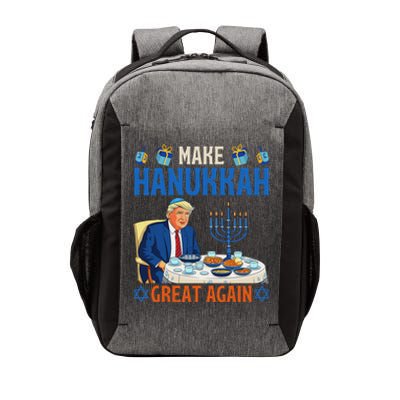 Make Hanukkah Great Again Funny Donald Trump Dinner Jewish Vector Backpack