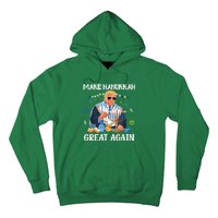 Make Hanukkah Great Again Trump Jewish Ugly Chanukah Hoodie