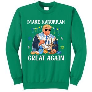 Make Hanukkah Great Again Trump Jewish Ugly Chanukah Sweatshirt