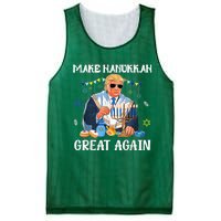 Make Hanukkah Great Again Trump Jewish Ugly Chanukah Mesh Reversible Basketball Jersey Tank