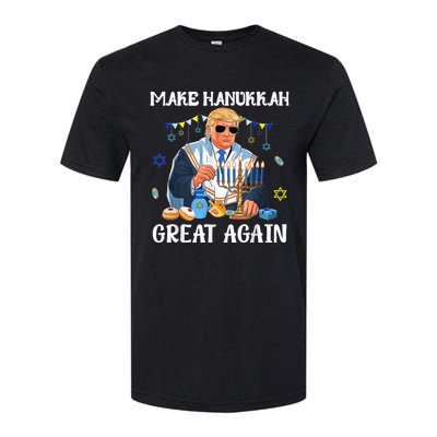 Make Hanukkah Great Again Trump Jewish Ugly Chanukah Softstyle CVC T-Shirt