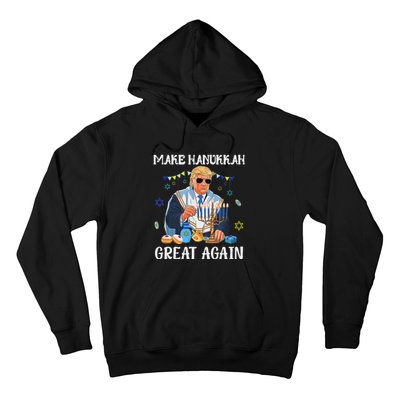 Make Hanukkah Great Again Trump Jewish Ugly Chanukah Sweater Hoodie