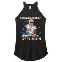 Make Hanukkah Great Again Trump Jewish Ugly Chanukah Sweater Women's Perfect Tri Rocker Tank