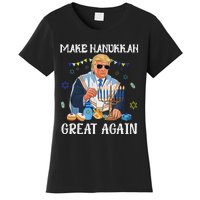 Make Hanukkah Great Again Trump Jewish Ugly Chanukah Sweater Women's T-Shirt