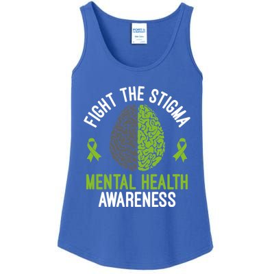 Mental Health Gift Fight The Stigma Tal Health Awareness Gift Ladies Essential Tank