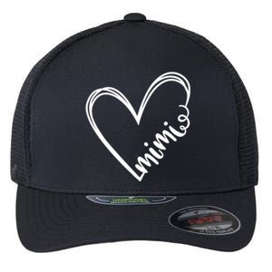 Mimi Heart Grandma For Christmas MotherS Day Gift Flexfit Unipanel Trucker Cap