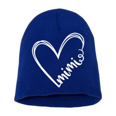 Mimi Heart Grandma For Christmas MotherS Day Gift Short Acrylic Beanie