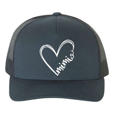 Mimi Heart Grandma For Christmas MotherS Day Gift Yupoong Adult 5-Panel Trucker Hat