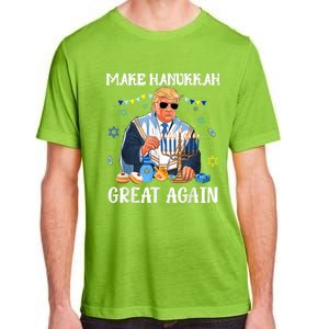 Make Hanukkah Great Again Trump Jewish Ugly Adult ChromaSoft Performance T-Shirt