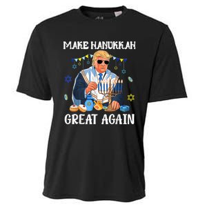 Make Hanukkah Great Again Trump Jewish Ugly Cooling Performance Crew T-Shirt