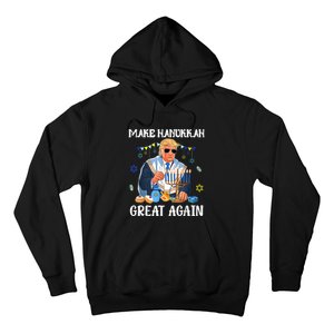 Make Hanukkah Great Again Trump Jewish Ugly Hoodie