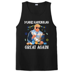 Make Hanukkah Great Again Trump Jewish Ugly PosiCharge Competitor Tank