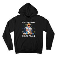 Make Hanukkah Great Again Trump Jewish Ugly Tall Hoodie