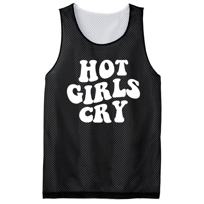 Meme Hot Girls Cry Groovy Shirt Funny Hot Girl Cry Tee Mesh Reversible Basketball Jersey Tank