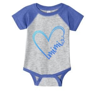 Mimi Heart Grandma For Christmas MotherS Day Gift Infant Baby Jersey Bodysuit