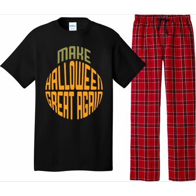 Make Halloween Great Again Funny Trick Or Treat Gift Pajama Set