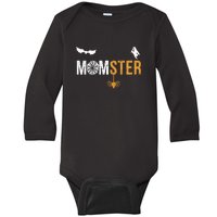 Momster Halloween | Happy Halloween Baby Long Sleeve Bodysuit