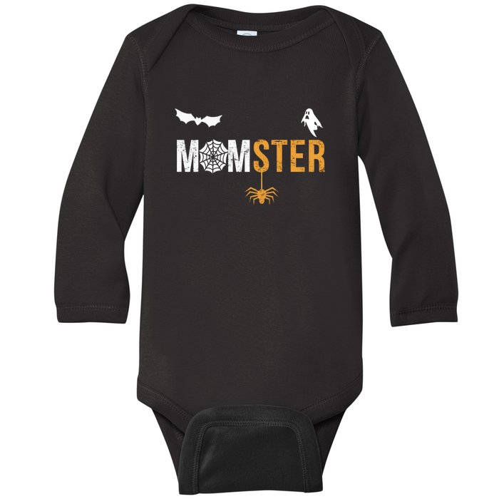 Momster Halloween | Happy Halloween Baby Long Sleeve Bodysuit