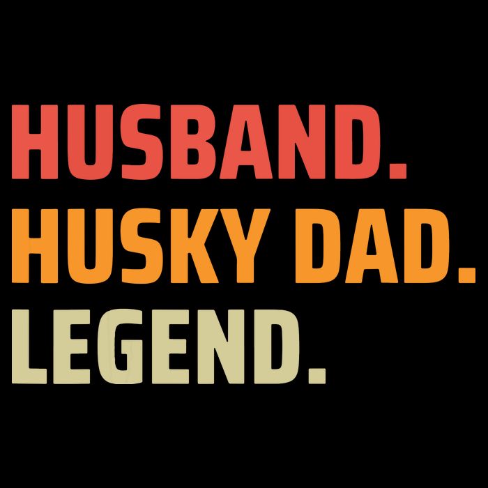 Men Husband Husky Dad Legend Siberian Huskies Dog Dad Father Bag