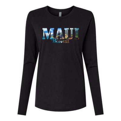 Maui Hawaii Hawaiian Islands Surf Surfing Surfer Gift Womens Cotton Relaxed Long Sleeve T-Shirt