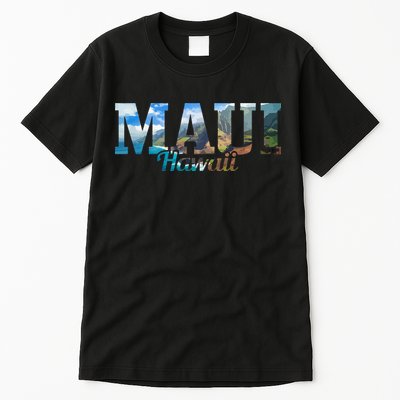 Maui Hawaii Hawaiian Islands Surf Surfing Surfer Gift Tall T-Shirt