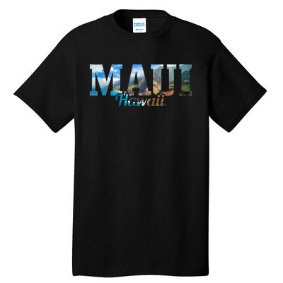 Maui Hawaii Hawaiian Islands Surf Surfing Surfer Gift Tall T-Shirt