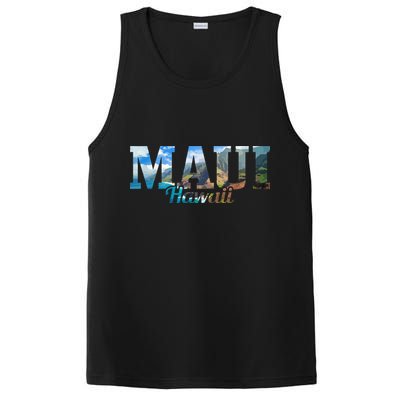 Maui Hawaii Hawaiian Islands Surf Surfing Surfer Gift PosiCharge Competitor Tank