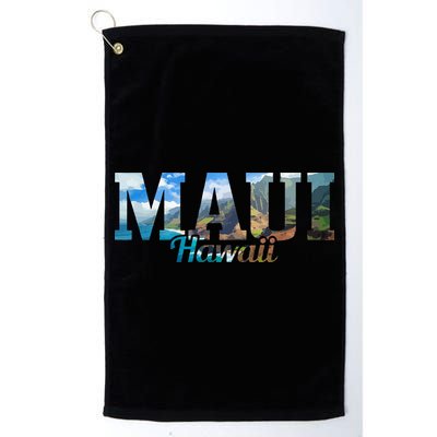 Maui Hawaii Hawaiian Islands Surf Surfing Surfer Gift Golf Towel