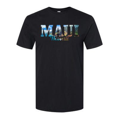 Maui Hawaii Hawaiian Islands Surf Surfing Surfer Gift Softstyle® CVC T-Shirt