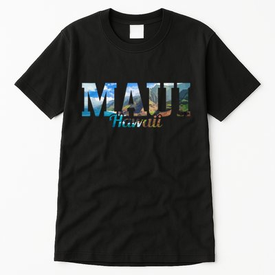 Maui Hawaii Hawaiian Islands Surf Surfing Surfer Gift Tall T-Shirt