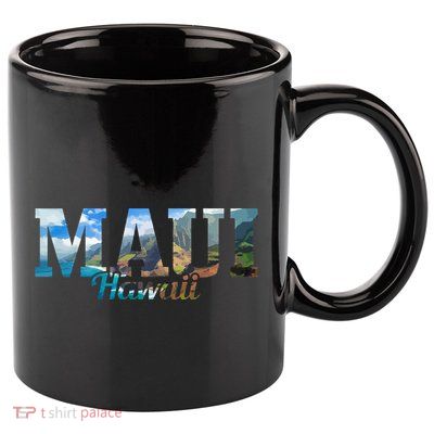 Maui Hawaii Hawaiian Islands Surf Surfing Surfer Gift 11oz C Handle Ceramic Mug