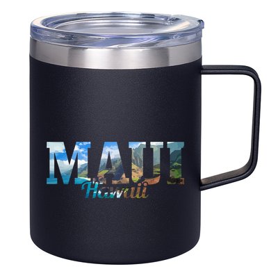 Maui Hawaii Hawaiian Islands Surf Surfing Surfer Gift 12oz Stainless Steel Coffee Mug