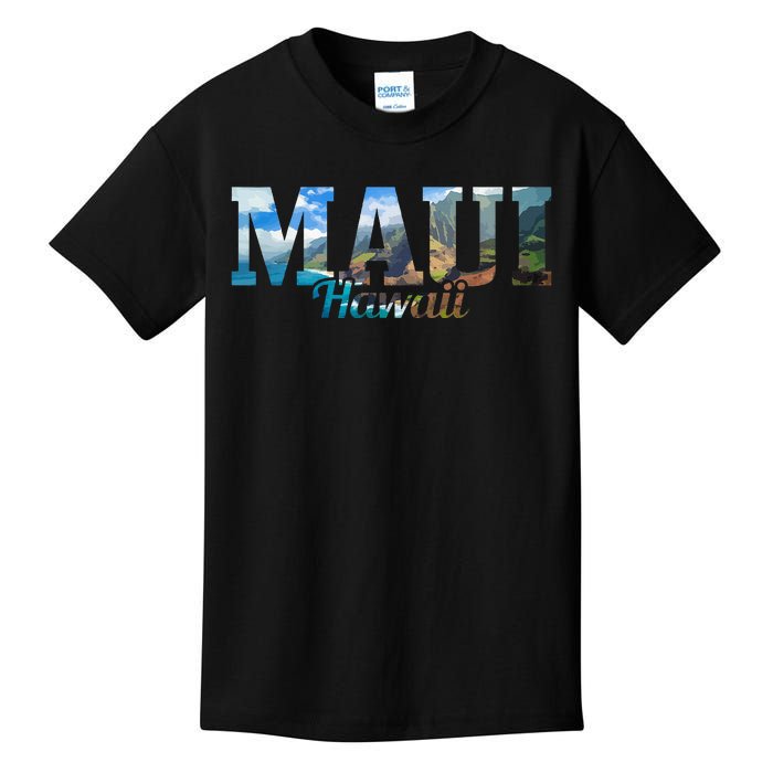 Maui Hawaii Hawaiian Islands Surf Surfing Surfer Gift Kids T-Shirt