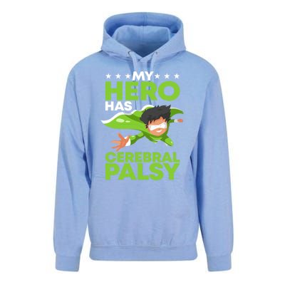 My Hero Has Cerebral Palsy Awareness Cp Supporter Gift Unisex Surf Hoodie