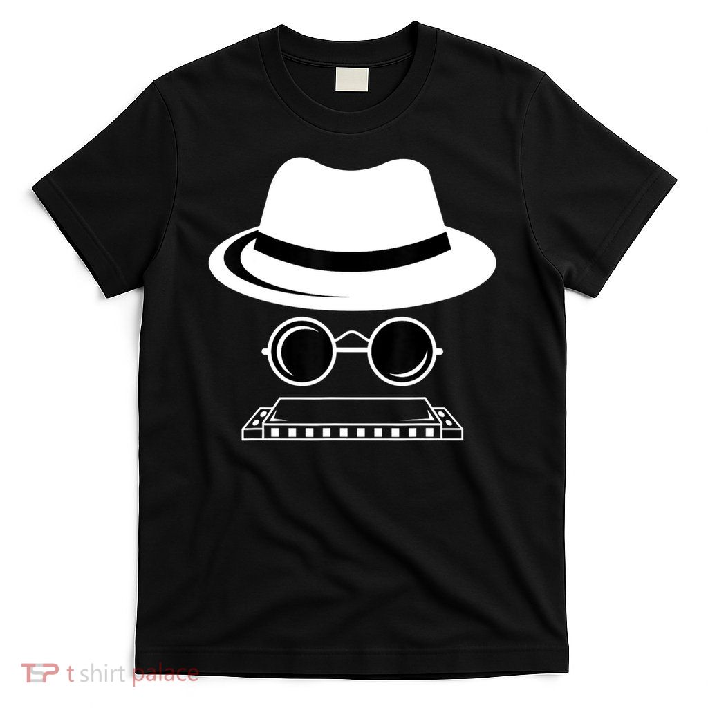 Music Harmonica Hat T-Shirt