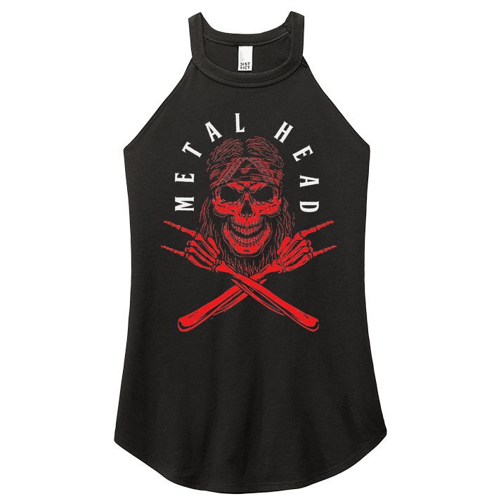 Metal Head Heavy Metal Death Metal Women's Perfect Tri Rocker Tank