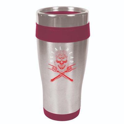 Metal Head Heavy Metal Death Metal 16oz Travel Tumbler