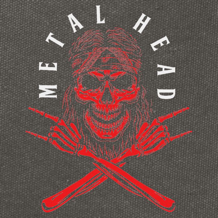 Metal Head Heavy Metal Death Metal Cotton Canvas Backpack