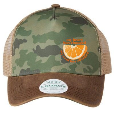 My Heart Has Changed My Soul Has Changed Front & Back Legacy Tie Dye Trucker Hat