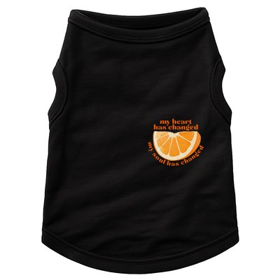 My Heart Has Changed My Soul Has Changed Front & Back Doggie Tank
