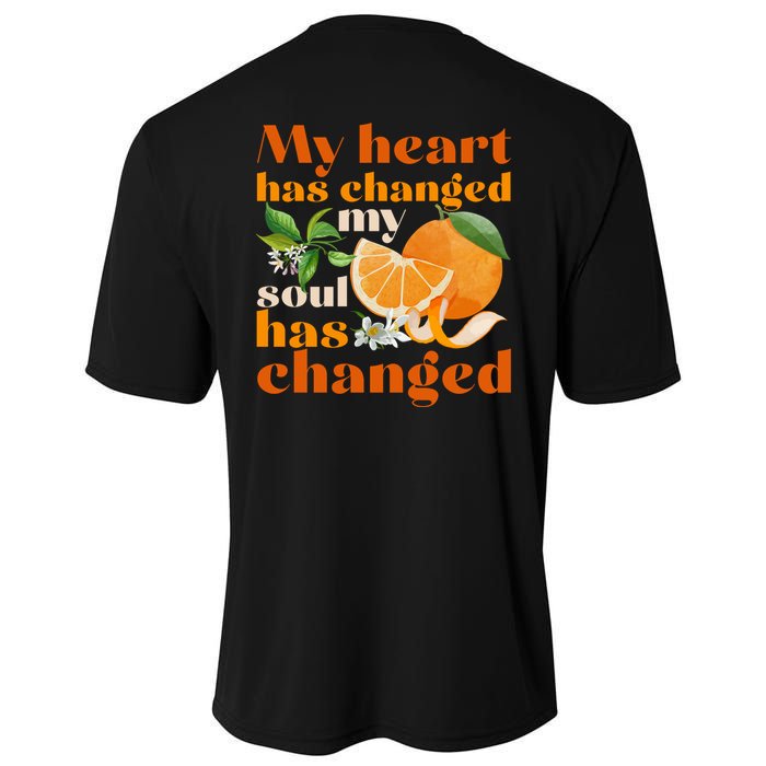My Heart Has Changed My Soul Has Changed Front & Back Performance Shirt