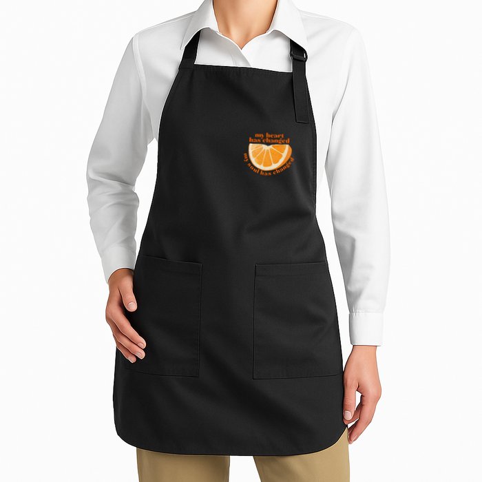 My Heart Has Changed My Soul Has Changed Front & Back Apron