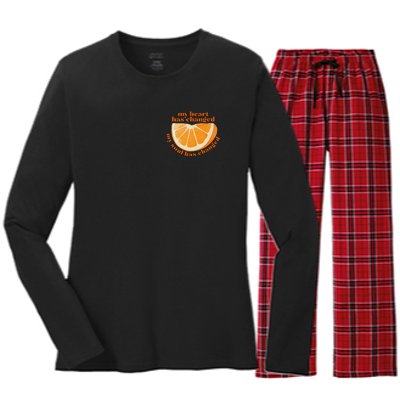 My Heart Has Changed My Soul Has Changed Front & Back Women's Long Sleeve Flannel Pajama Set 