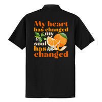 My Heart Has Changed My Soul Has Changed Front & Back Dry Zone Grid Polo