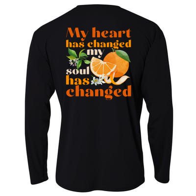 My Heart Has Changed My Soul Has Changed Front & Back Cooling Performance Long Sleeve Crew