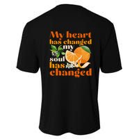My Heart Has Changed My Soul Has Changed Front & Back Youth Performance Sprint T-Shirt
