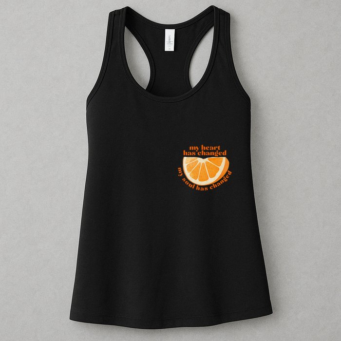 My Heart Has Changed My Soul Has Changed Front & Back Womens Tank Top