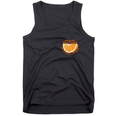 My Heart Has Changed My Soul Has Changed Front & Back Tank Top