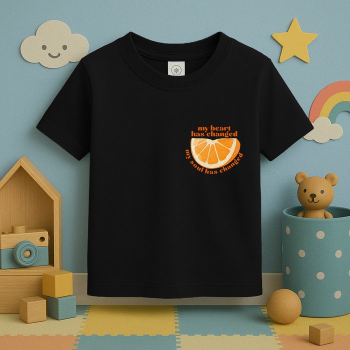 My Heart Has Changed My Soul Has Changed Front & Back Toddler T-Shirt