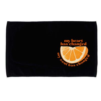My Heart Has Changed My Soul Has Changed Front & Back Microfiber Hand Towel